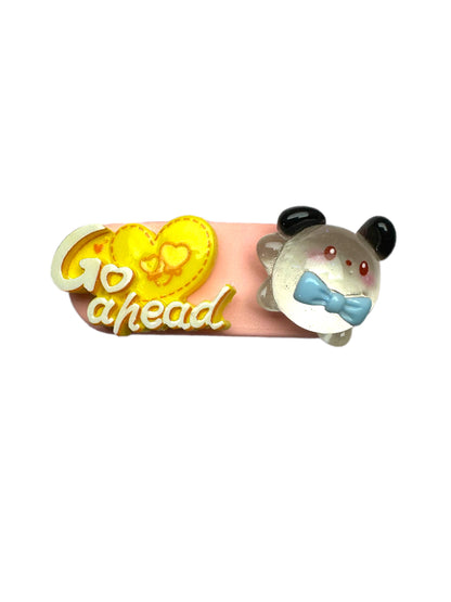 Barrette 43 - Go ahead 💛et Pochacco