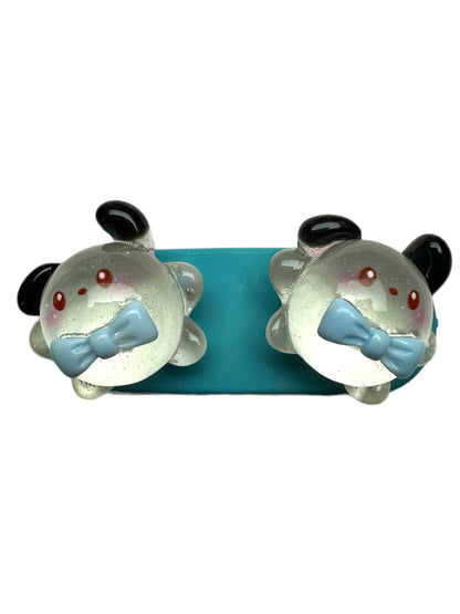 Barrette 22 - Pochacco Bleu turquoise