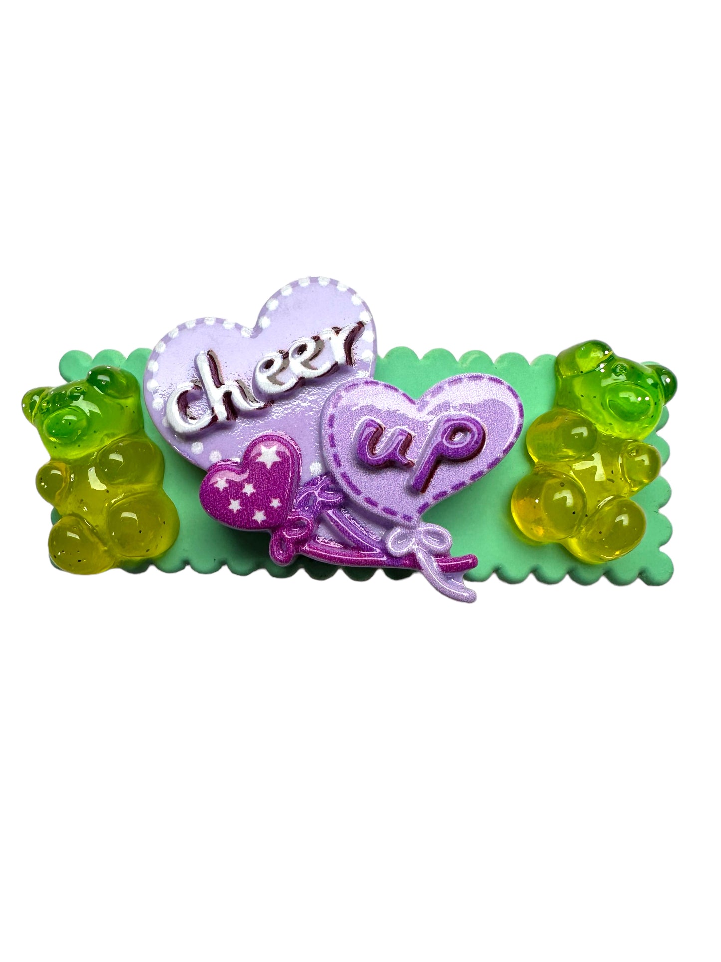 Barrette 36 - Nounours Haribo et  Cheer up 💜