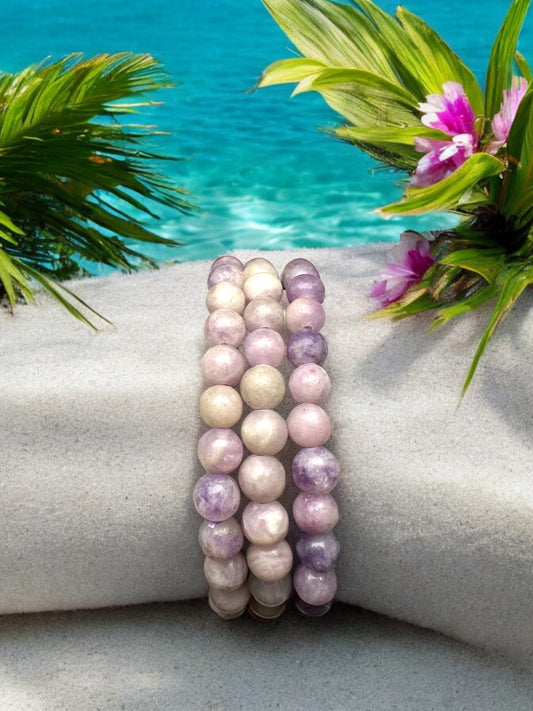 Bracelet en Lepidolite