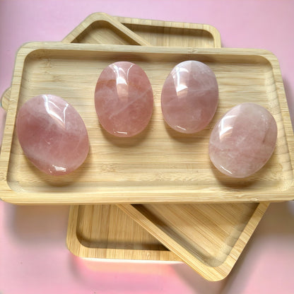 Galet en quartz rose